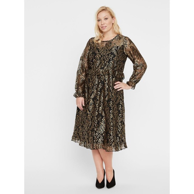 Robe dentelle longue noire