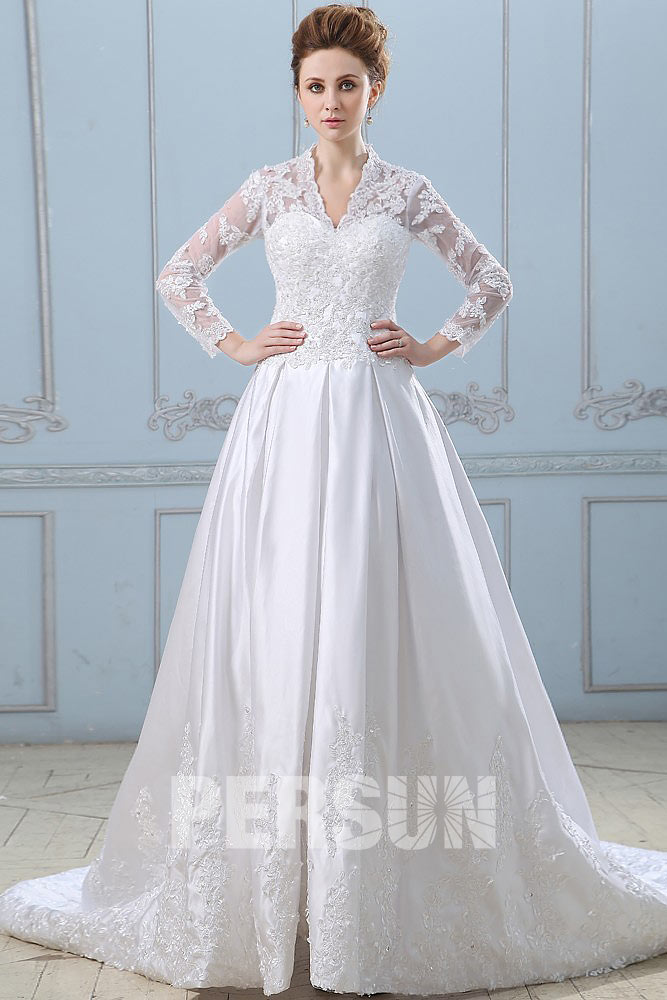 Robes de mariée à manches longues