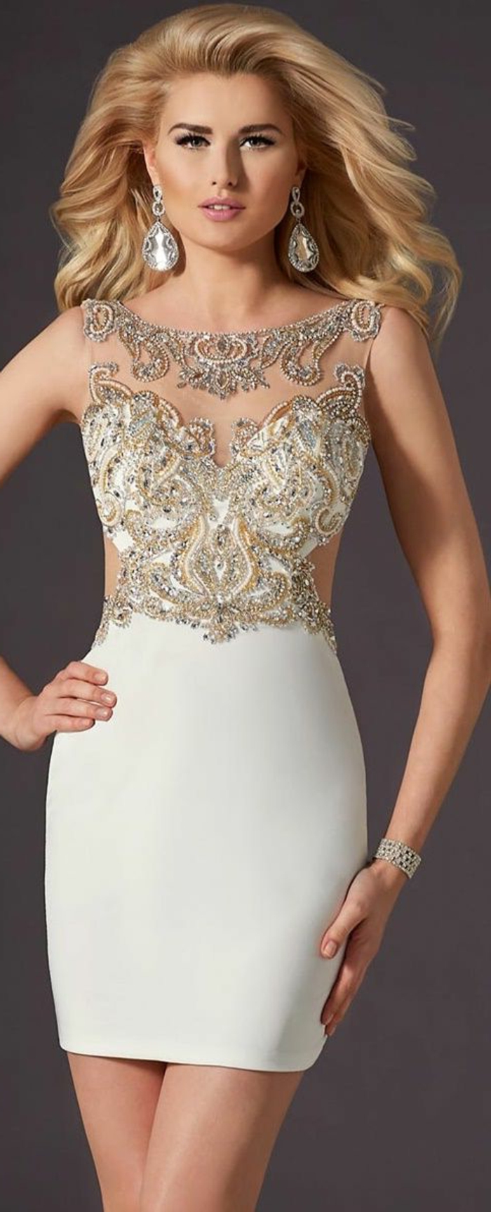 Robe ceremonie longue femme
