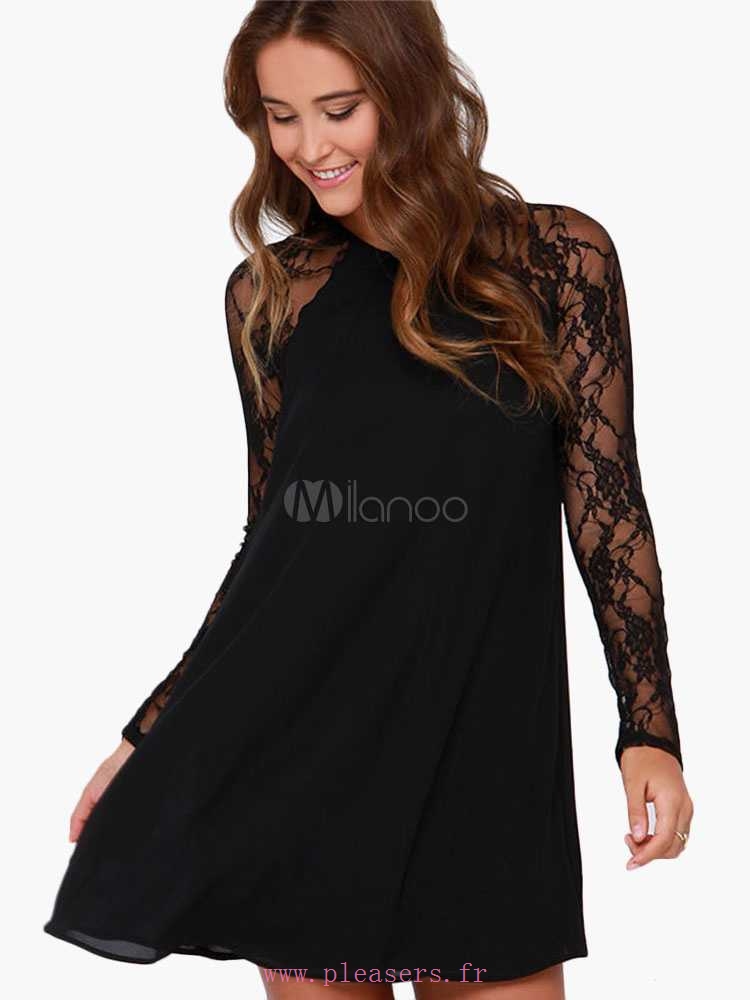 Robe femme avec dentelle
