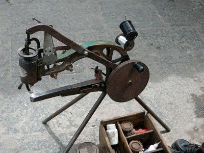 Machine à coudre le cuir manuelle