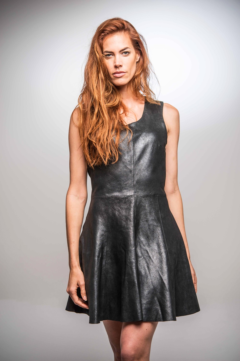 Robe cuir