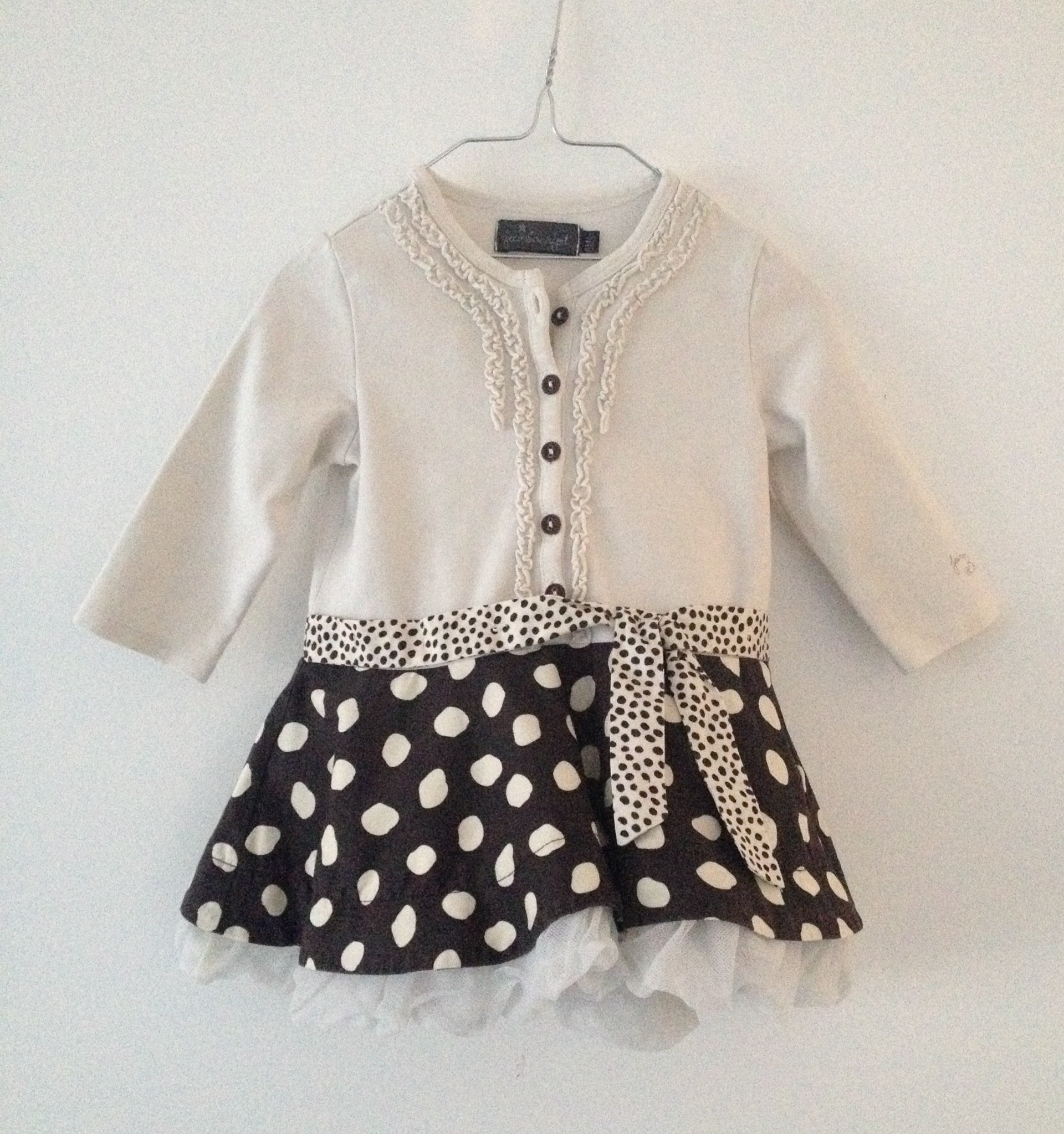 Robe fille jean bourget