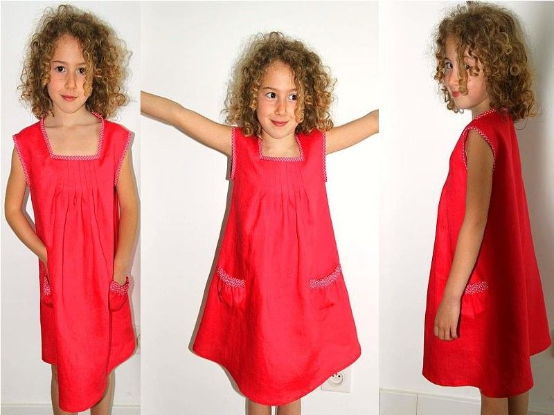 Tuto robe fille 7 ans