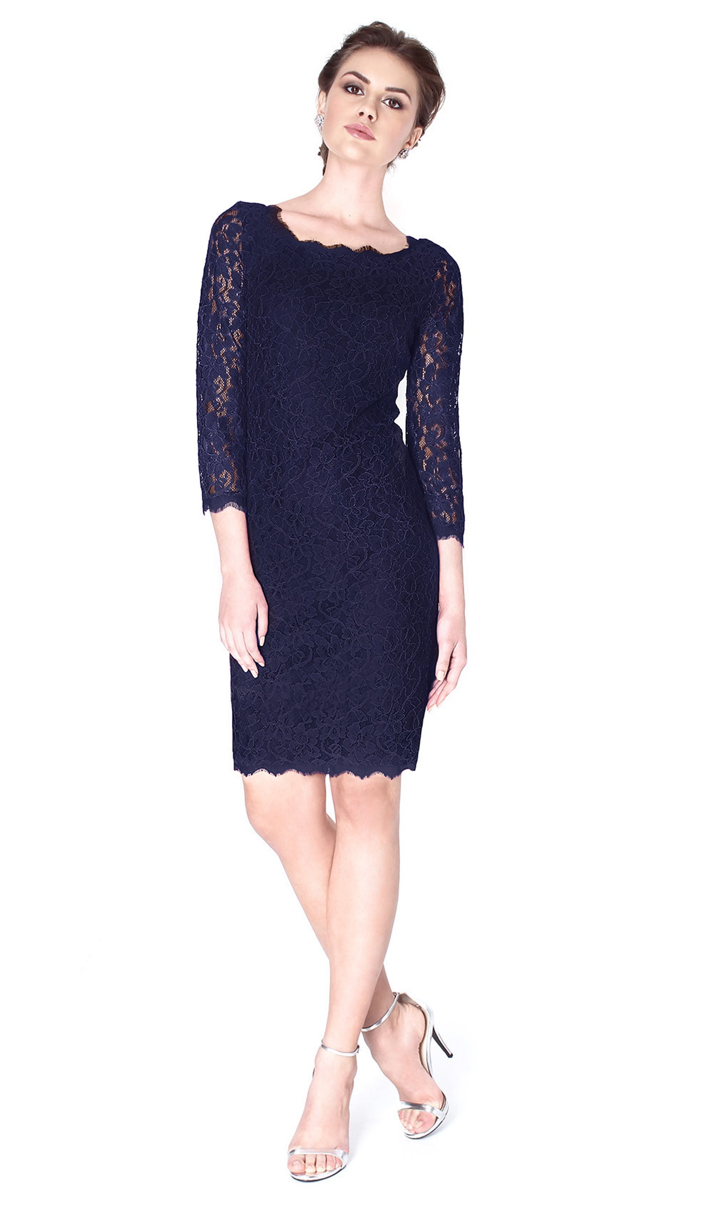 Robe dentelle diane von furstenberg
