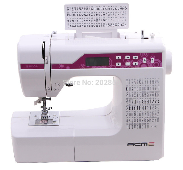 Machine a coudre avec point de broderie