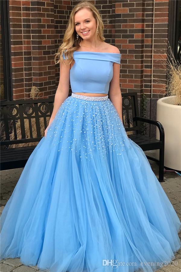 Robe ceremonie bleu ciel