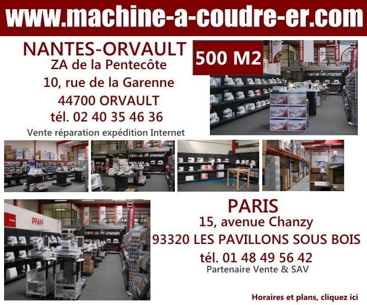 Machine a coudre er nantes orvault