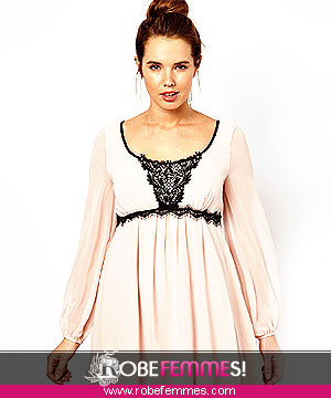 Robe dentelle grande taille pas cher