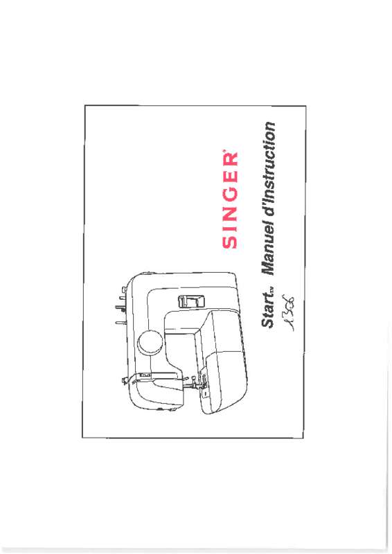 Notice machine a coudre singer madame 2