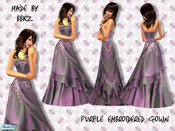 Robe de soirée sims 4
