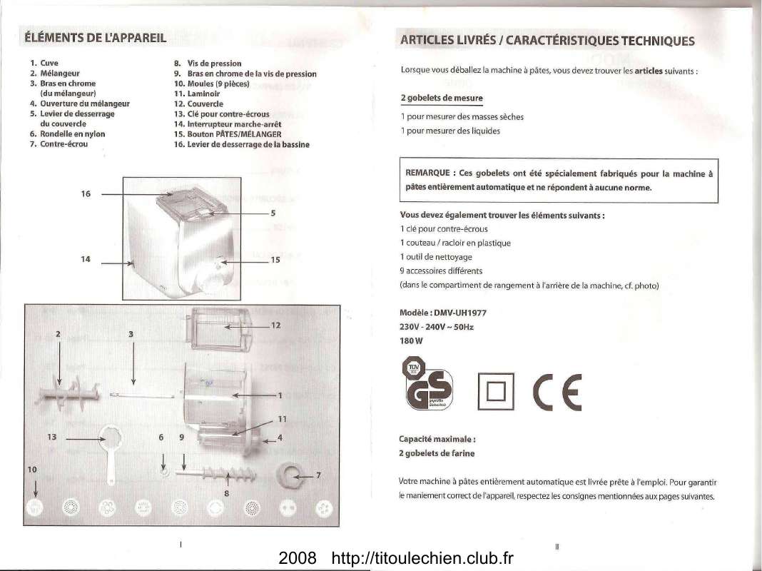 Machine à coudre quigg mode d'emploi
