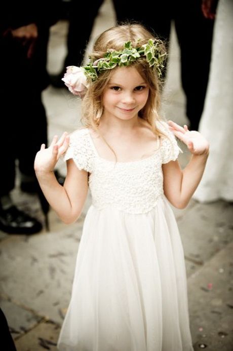 Robe ceremonie petite fille dentelle