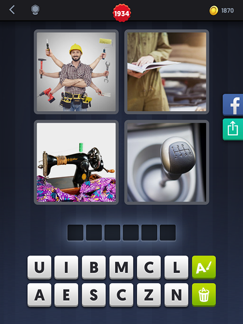 4 image 1 mot machine a coudre