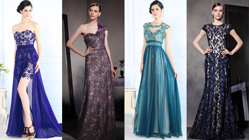Robe dentelle longue 2014