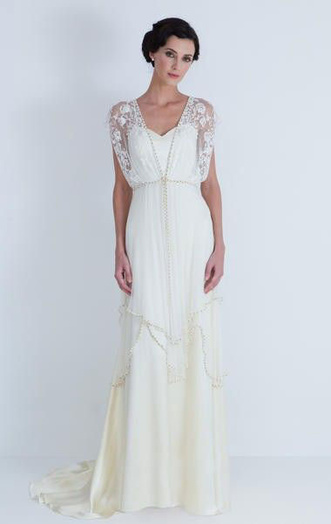 Robe dentelle année 30