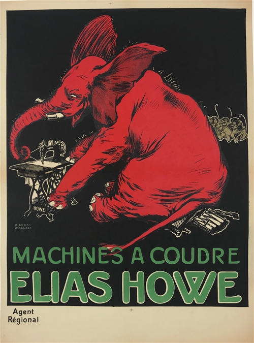 Machine a coudre elias howe