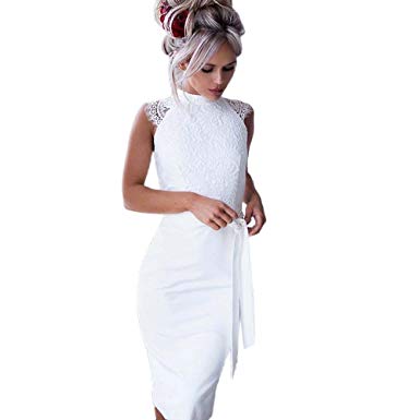 Robe en dentelle femme