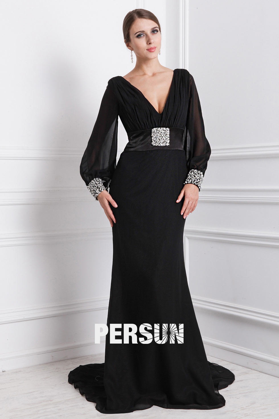 Robe noire fete