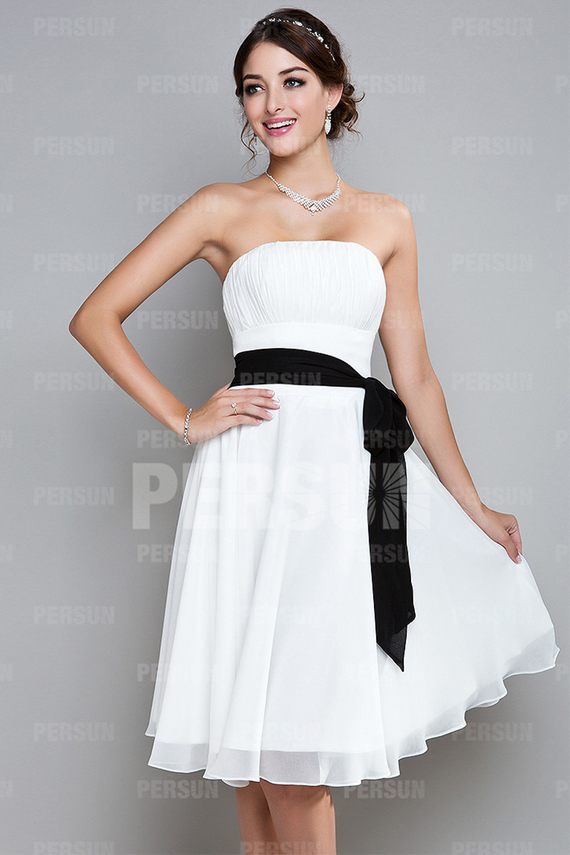 Robe bustier de soirée