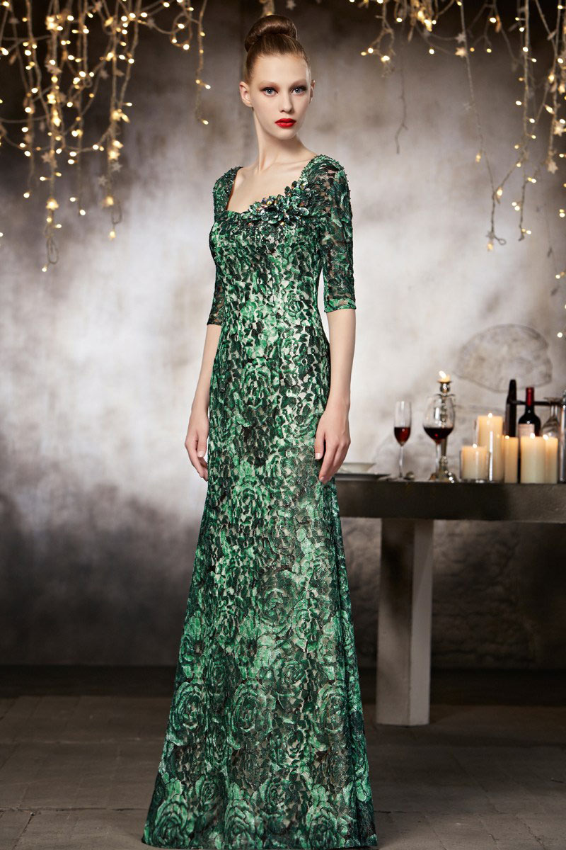 Robe soirée dentelle 2015