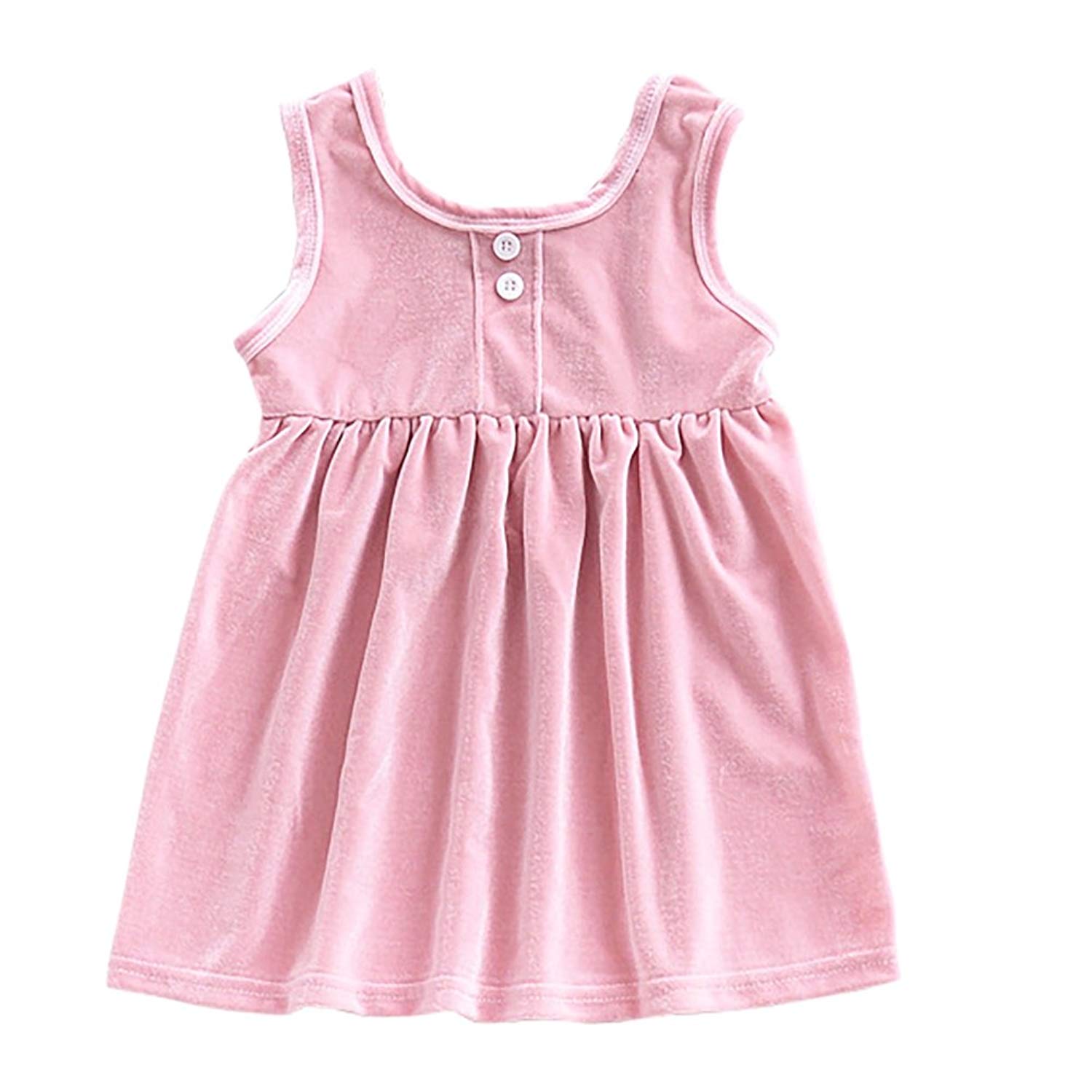 Robe fille unie