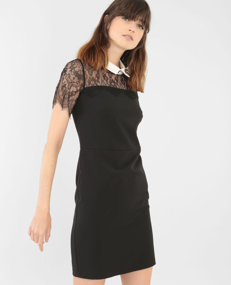 Robe a dentelle noir