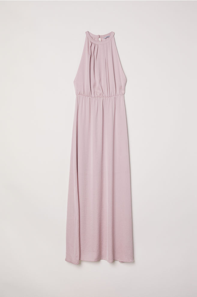 Robe longue avec dentelle