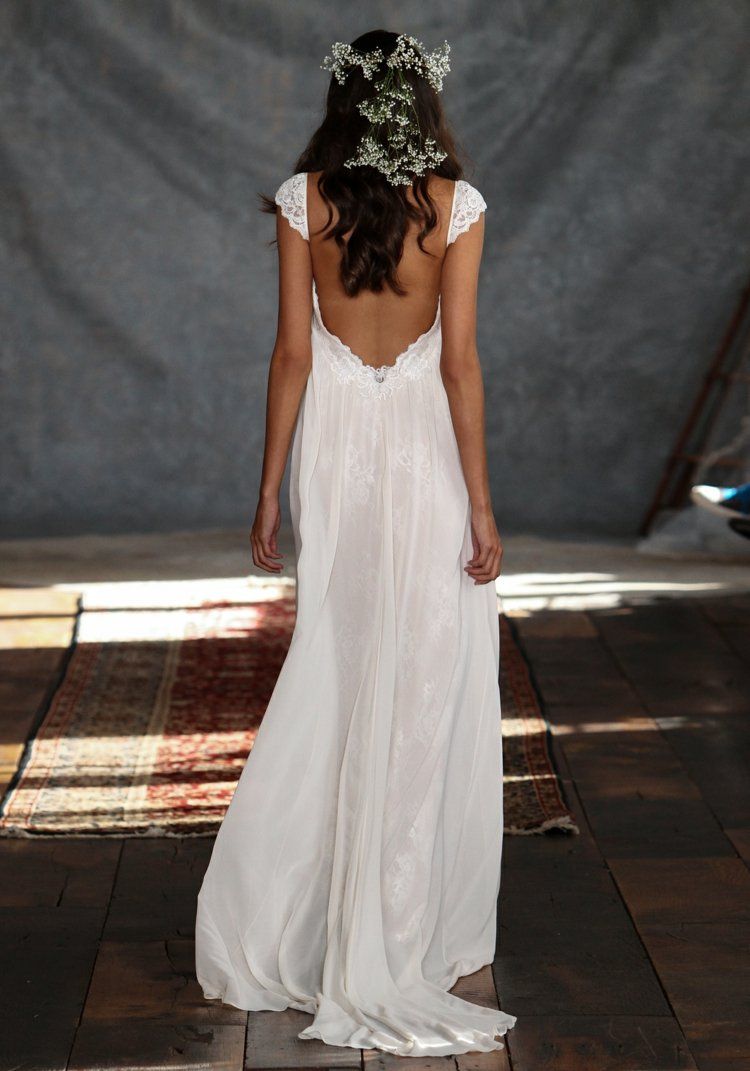 Robe dentelle fine