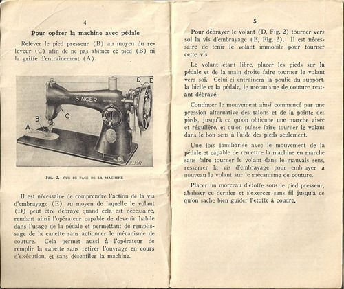 Faire une canette vieille machine à coudre singer