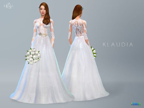 Sims 4 robe de mariée