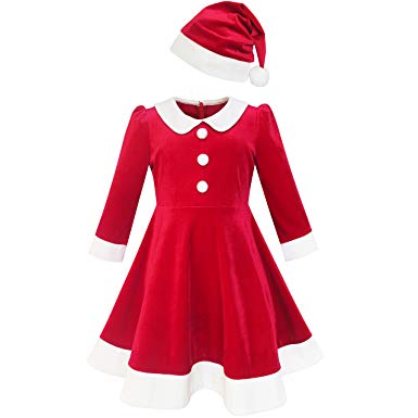 Robe fille noel