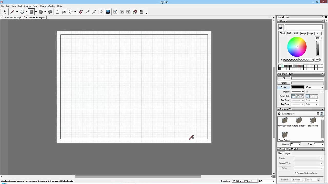 Machine à coudre sketchup
