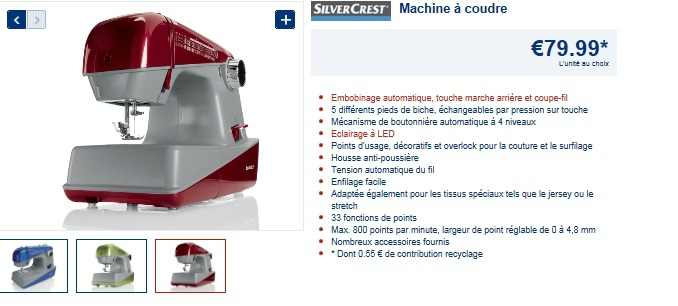 Demonter machine a coudre silvercrest