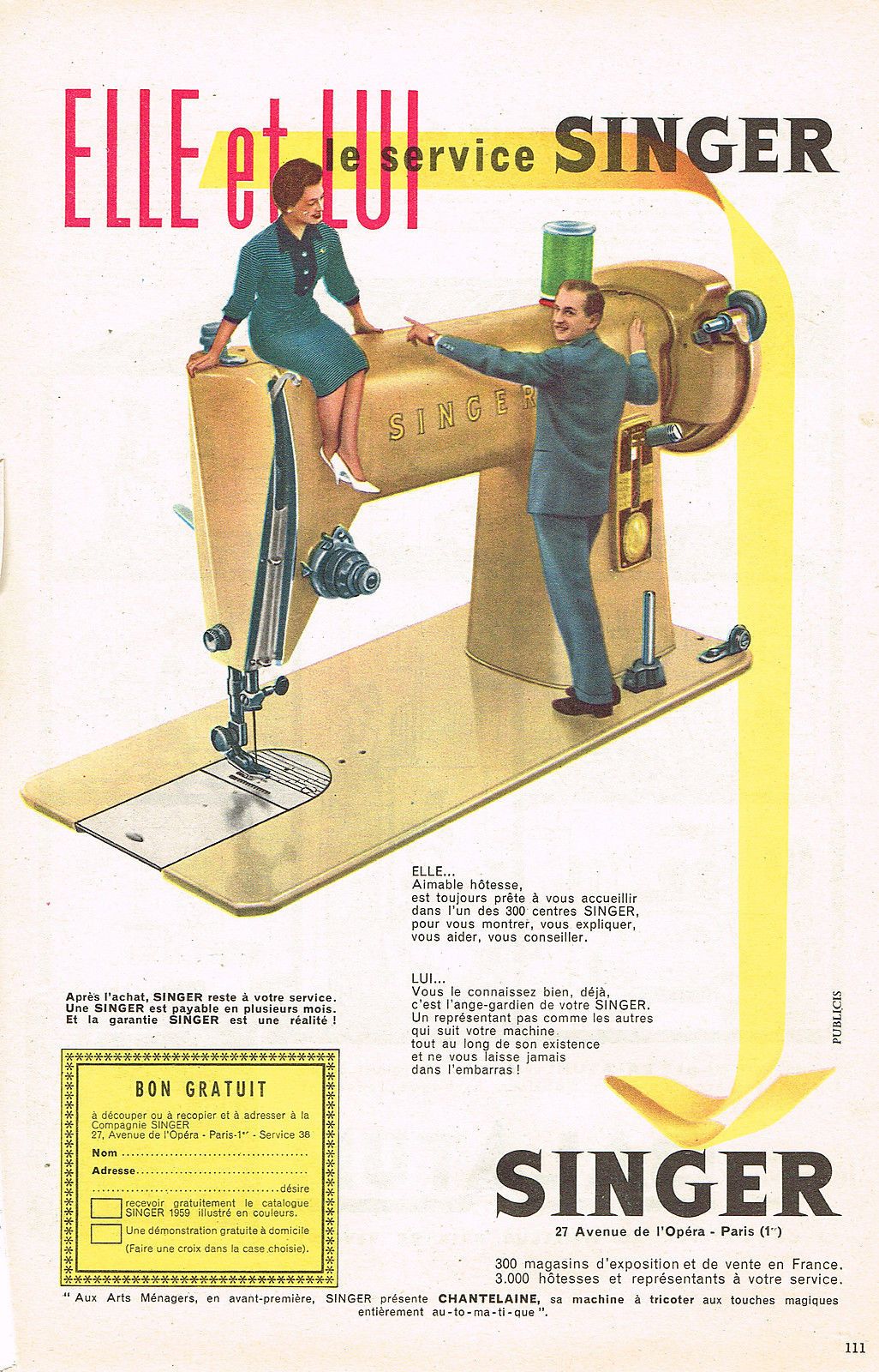 Machine a coudre singer paris