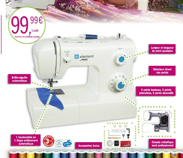 Machine à coudre lidl pfaff avis