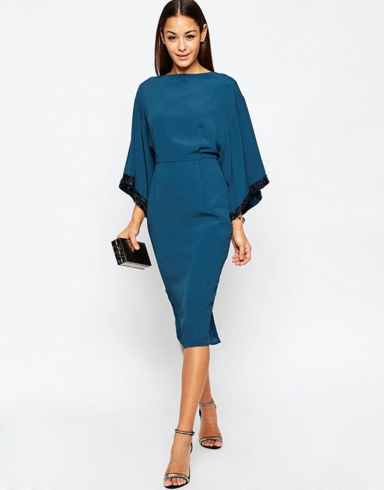 Robe de soirée kimono