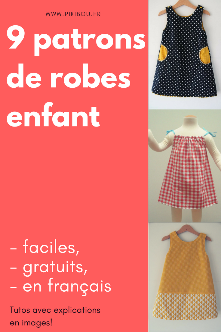 Robe été fille patron