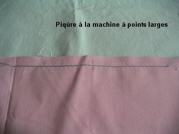 Fronce machine a coudre