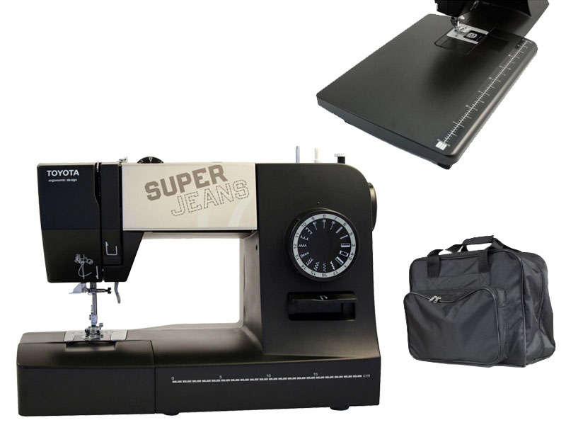 Toyota superj 34 machine à coudre super jeans noir