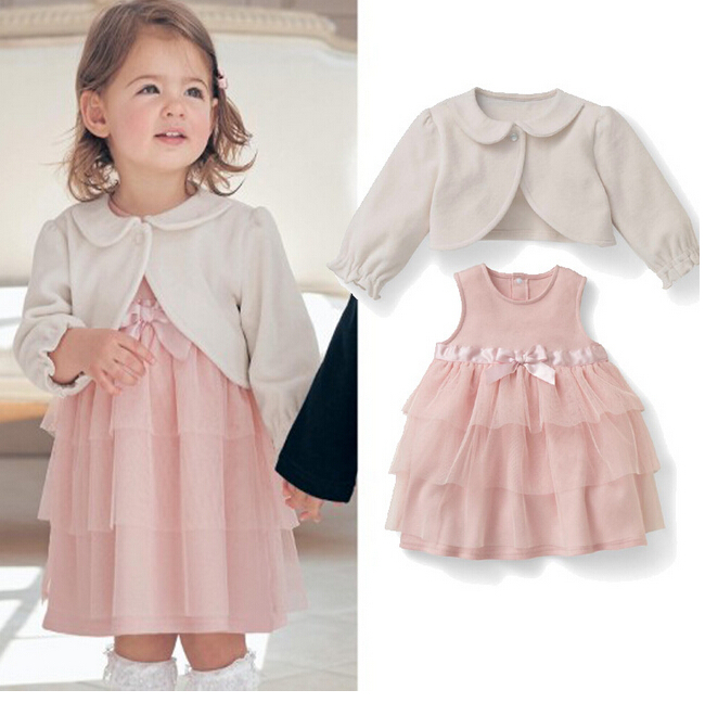 Robe fille en laine