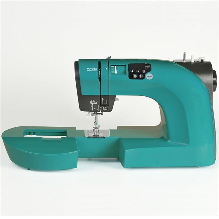 Machine à coudre et à broder toyota oekaki renaissance - bleu turquoise