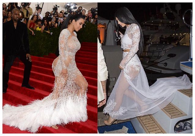 Robe dentelle kim kardashian