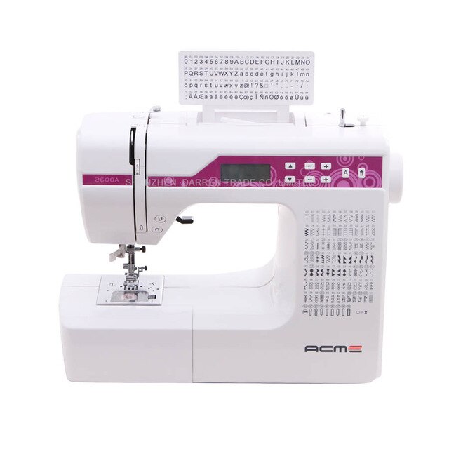Machine a coudre avec point de broderie
