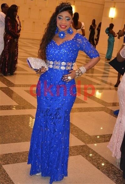 Robe dentelle senegal