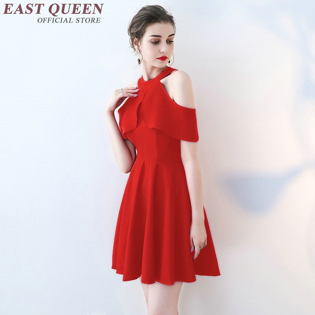 Robe rouge soirée courte