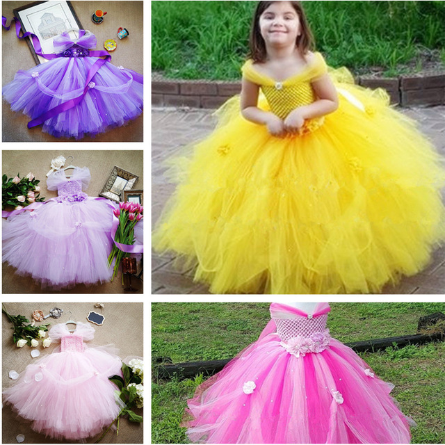 Robe fille avec tulle