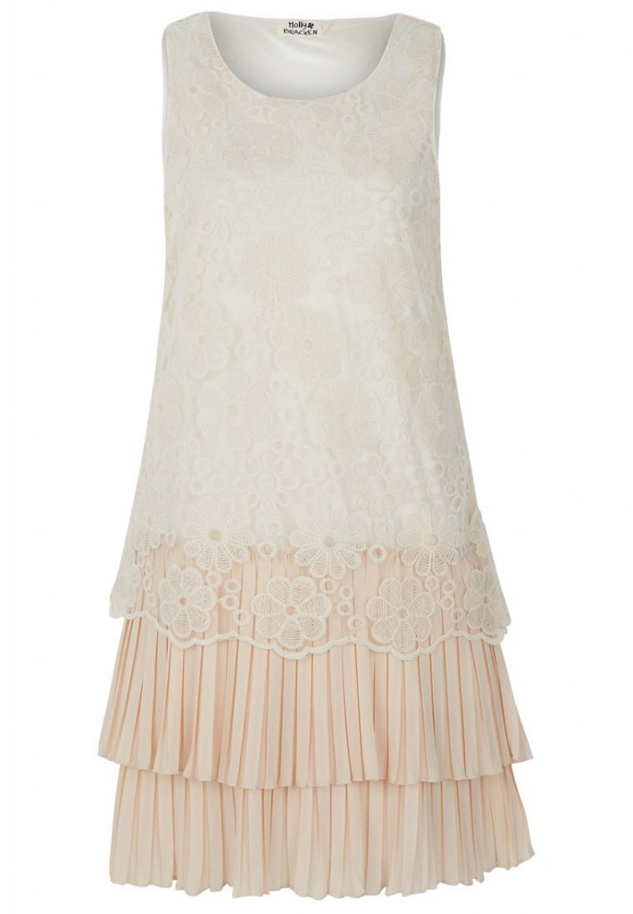 Robe dentelle blanche femme