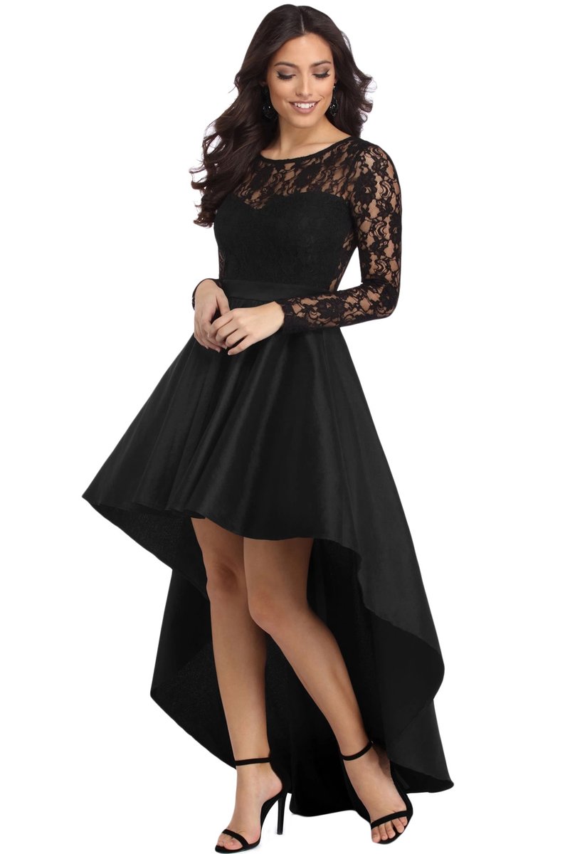 Robe de bal noir courte