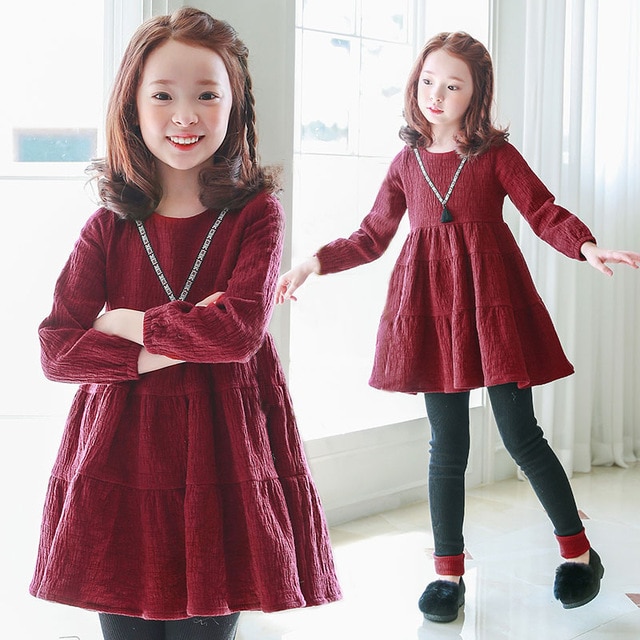 Robe fille hiver 8 ans